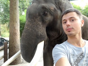 With-elephant-in-Thailand